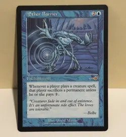 Magic The Gathering Nemesis Aether Barrier #27/143 MTG TCG CCG - Image 1