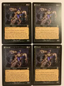 4X SP/MP MTG Magic The Gathering Ichorid Torment Rare Black Card - Image 1