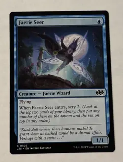 MTG Faerie Seer - Foundations Jumpstart NM - Image 1