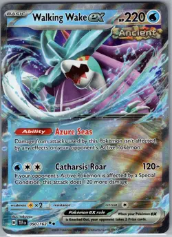 Walking Wake ex 050/162 - Pokemon TCG SV05: Temporal Forces - Double Rare (NM) - Image 1