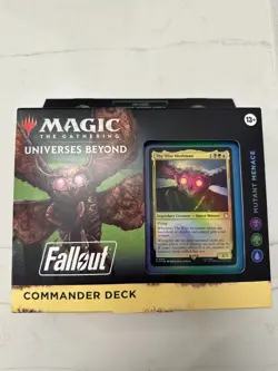 Magic the Gathering Fallout - Mutant Menace Commander Deck Wise Mothman Complete - Image 1