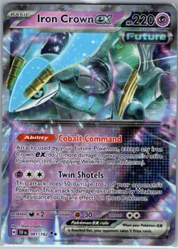 Iron Crown ex 081/162 - Pokemon TCG SV05: Temporal Forces - Double Rare (NM) - Image 1