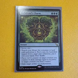 Wizards of the Coast MTG Archdruid's Charm 0151 Foil Full Art Rare EN MKM - Image 1