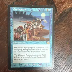 Wizards of the Coast Overburden Prophecy Rare Regular English 2000 - Image 1
