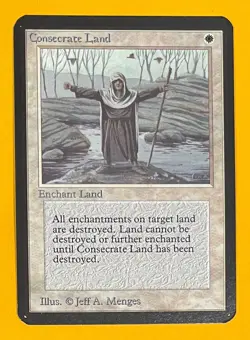 MTG CONSECRATE LAND Alpha (OldManMTG 013-564) - Image 1