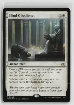 Blind Obedience Near Mint 9 Ravnica Remastered MTG - Image 1