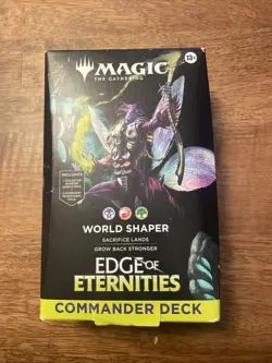 MTG Magic The Gathering Edge of Eternities Commander Deck - World Shaper Sealed - Image 1