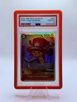 Bandai Tony Tony.Chopper OP08-007 PSA 10 SR Holo Two Legends EN 2024 - Image 1