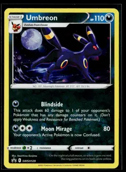 SWSH: Sword & Shield Promo Cards #SWSH129 Umbreon NM - Image 1