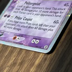 Gengar Ex 108/112 2004 TCG Holographic English Pokemon Card great condition - Image 2