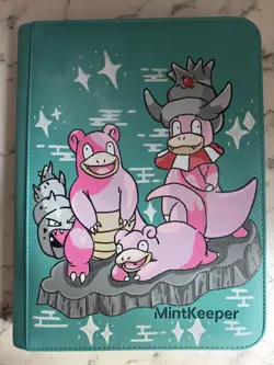 Customised Binder| 9 Pocket Mint Keeper X 360 Cards|Slowpoke Line|Hand Painted - Image 1