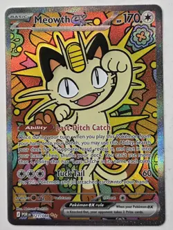 Meowth ex 121/088 SIR Perfect Order Special Illustration Rare Pokemon Card NM - Image 1