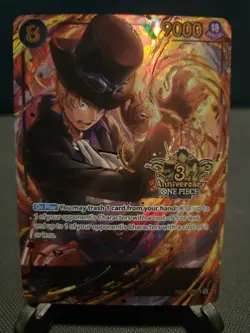 Bandai One Piece Card Game Japanese 3rd Anniversary Foil 10-Card Lot - Image 3