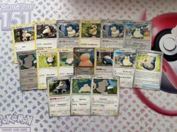 MEGA Snorlax (16) Pokemon Cards Bundle - NM+ - BEST PRICE ON EBAY & Fast Post - Image 1