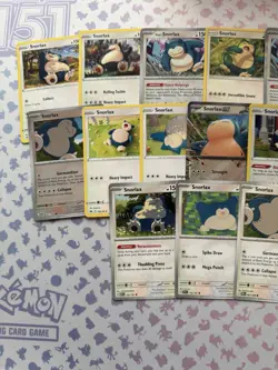 MEGA Snorlax (16) Pokemon Cards Bundle - NM+ - BEST PRICE ON EBAY & Fast Post - Image 2