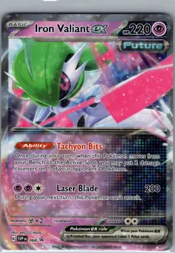 Iron Valiant ex SVP 068 - Pokemon TCG SV Black Star Promo - Holo Promo (NM) - Image 1