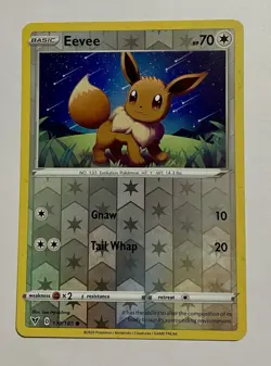 Pokemon Sword & Shield - Eevee 130/185 Cosmos Reverse Holo Promo Card - Image 1