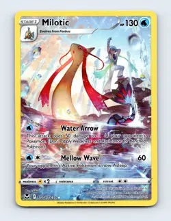 NM Milotic TG02/TG30 Silver Tempest Trainer Gallery Ultra Rare Pokemon Card - Image 1