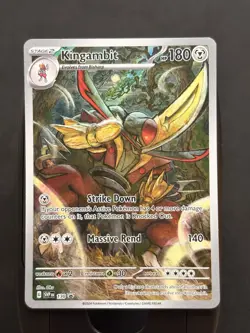 Pokemon Kingambit 130 TCG Scarlet & Violet Black Star Promo Card NM Condition - Image 1
