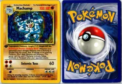 Pokemon Card - Machamp Deck Exclusives 8/102 Holo Rare Holo Heavily Played - Image 3