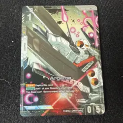 Argama (Alt Art) R+ GD02-129 Dual Impact Textured Rare Foil Gundam Card Game NM - Image 1