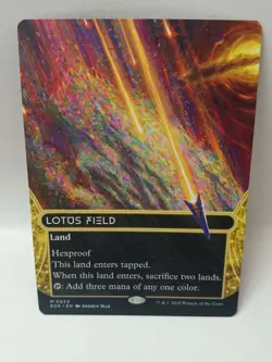 Lotus Field (Borderless #0023) - NM - EOS EOE Stellar Sights #23 - MTG Magic - Image 1