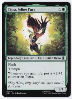 Tigra, Feline Fury 191 Marvel Super Heroes - Image 1