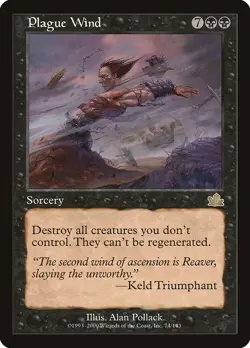 MTG PLAGUE WIND PLAYED - VENTO PESTILENZIALE - PCY - MAGIC - Image 1
