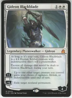 Gideon Blackblade Ravnica Remastered Mythic Magic: The Gathering - Image 1
