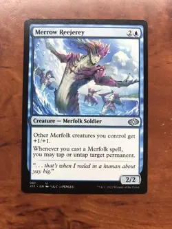 Merrow Reejerey Showcase Anime MTG Magic Gathering Card NM Mint Jumpstart J22 - Image 1
