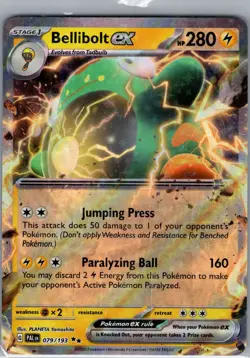 Bellibolt ex 079/193 - Pokemon TCG SV02: Paldea Evolved - Double Rare (NM) - Image 1