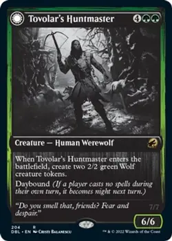 MTG [DBL-204 Foil NM] Tovolar's Huntmaster - Image 1