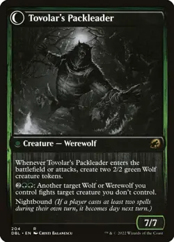 MTG [DBL-204 Foil NM] Tovolar's Huntmaster - Image 2