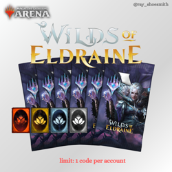 Magic Arena Code 6x Wilds of Eldraine booster - Image 1