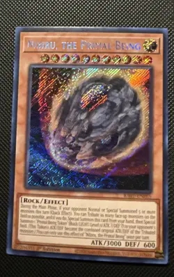 Yugioh! Nibiru, the Primal Being - RA01-EN015 - Secret Rare 1st Edition NM - Image 1