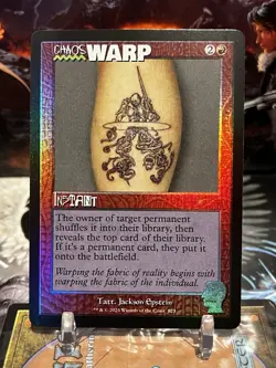 Chaos Warp (0823) ✨FOIL✨ [Secret Lair Brain Dead] MTG - Image 1