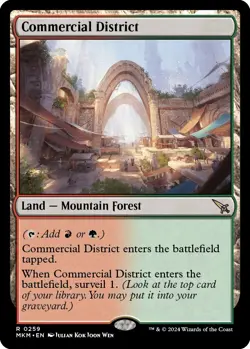 MTG [MKM-259 NM] Commercial District - Image 1