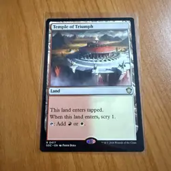 Temple Of Triumph - N/M - Secrets Of Strixhaven Magic The Gathering MTG - Image 1