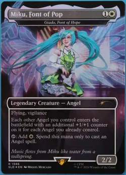 Miku, Font of Pop | Giada, Font of Hope (Secret Lair Promo) FOIL MINT (519906) - Image 1