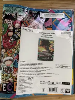 ONE PIECE Official Playmat & Promo Luffy Card Limited Edition Vol.5 EB02-010 NEW - Image 1