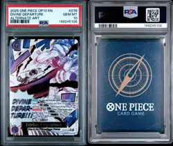 2025 ONE PIECE OP13-CARRYING ON HIS WILL ALTERNATE ART DIVINE DEPARTURE PSA 10 - Image 3