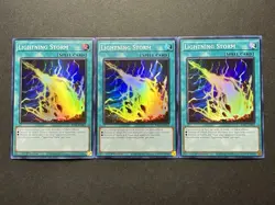 3x Lightning Storm | RA01-EN061 | Super Rares | LP | 1st Edition | YuGiOh! - Image 1