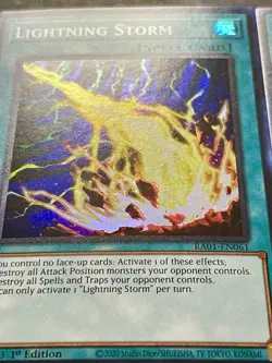3x Lightning Storm | RA01-EN061 | Super Rares | LP | 1st Edition | YuGiOh! - Image 5