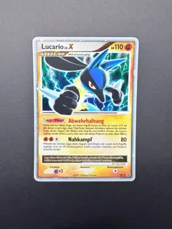 Pokemon Lucario Lv. X Holo Deutsch Promo DP 12 Diamant & Perl Near Mint NM - Image 1