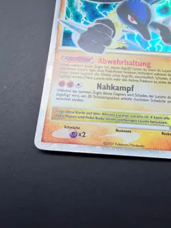 Pokemon Lucario Lv. X Holo Deutsch Promo DP 12 Diamant & Perl Near Mint NM - Image 3