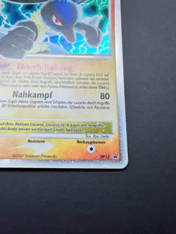 Pokemon Lucario Lv. X Holo Deutsch Promo DP 12 Diamant & Perl Near Mint NM - Image 4