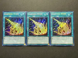 3x Lightning Storm | RA01-EN061 | Secret Rares | NM | 1st Edition | YuGiOh! - Image 1