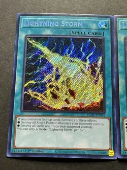 3x Lightning Storm | RA01-EN061 | Secret Rares | NM | 1st Edition | YuGiOh! - Image 3