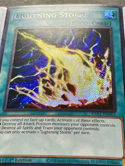 3x Lightning Storm | RA01-EN061 | Secret Rares | NM | 1st Edition | YuGiOh! - Image 4