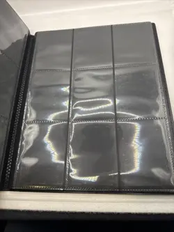 CardGuard Trading Card Folio 9 Pocket Side Loading Binder Black - Image 4